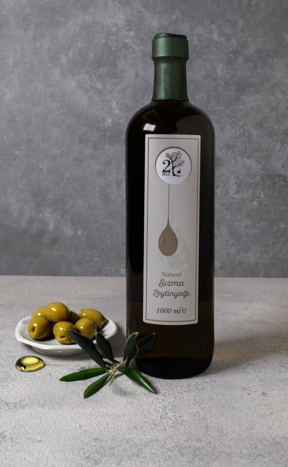 Naturel Sızma Soğuk Sıkım Zeytinyağı - 1000 ml