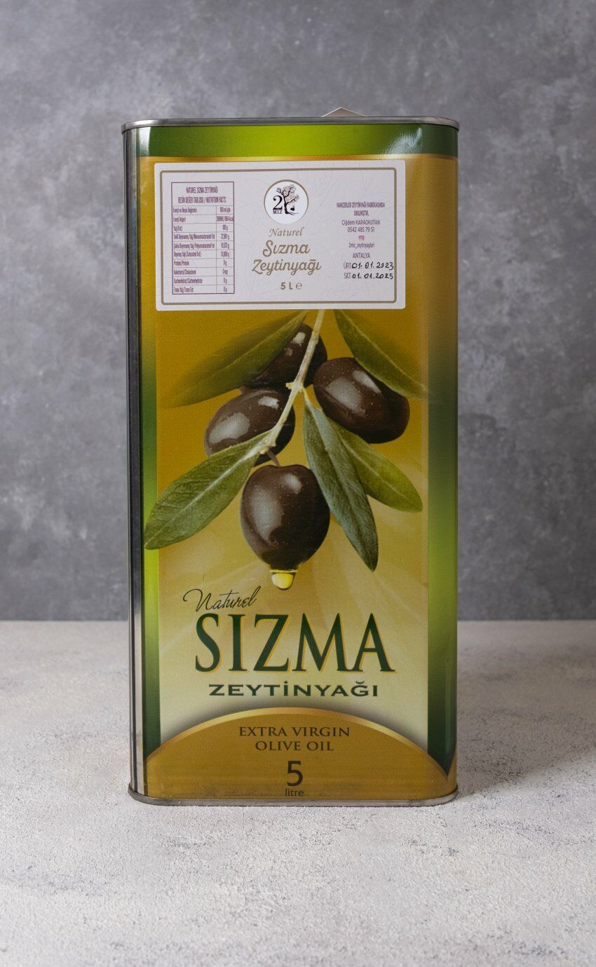 Soğuk Sıkım Sızma Zeytinyağı - 5000 ml